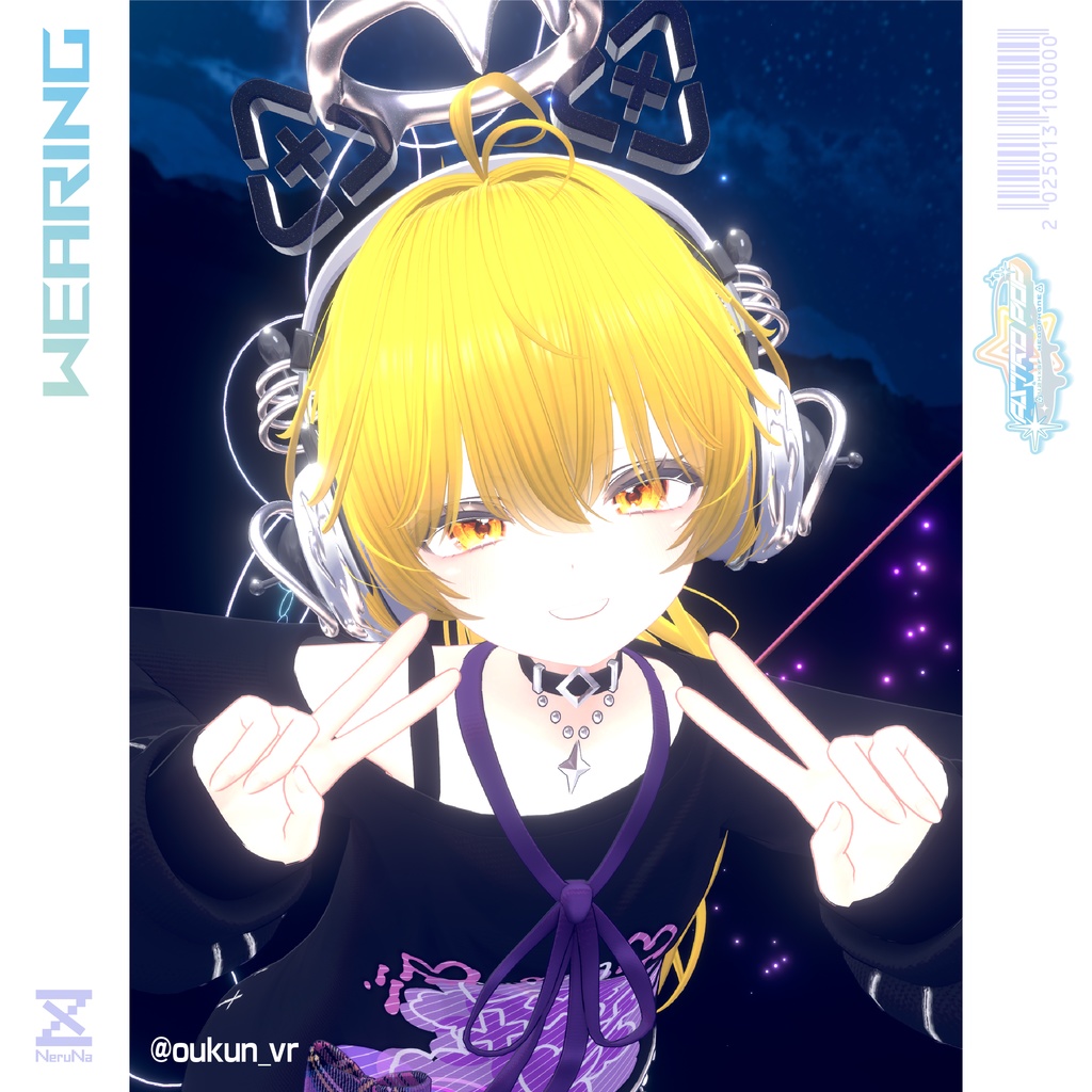 『Astro Pop』ヘッドフォン/Headphones【VRC想定】