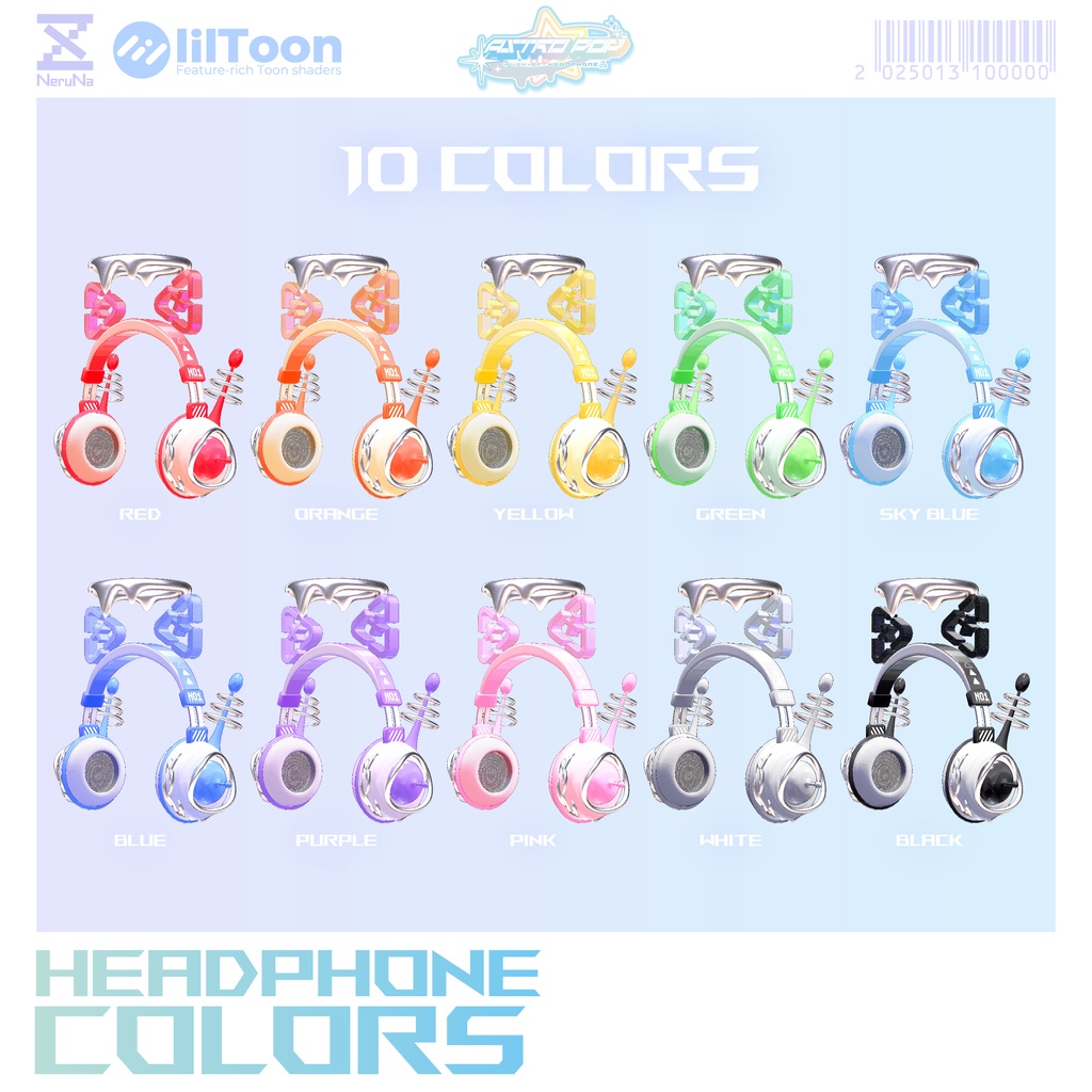 『Astro Pop』ヘッドフォン/Headphones【VRC想定】