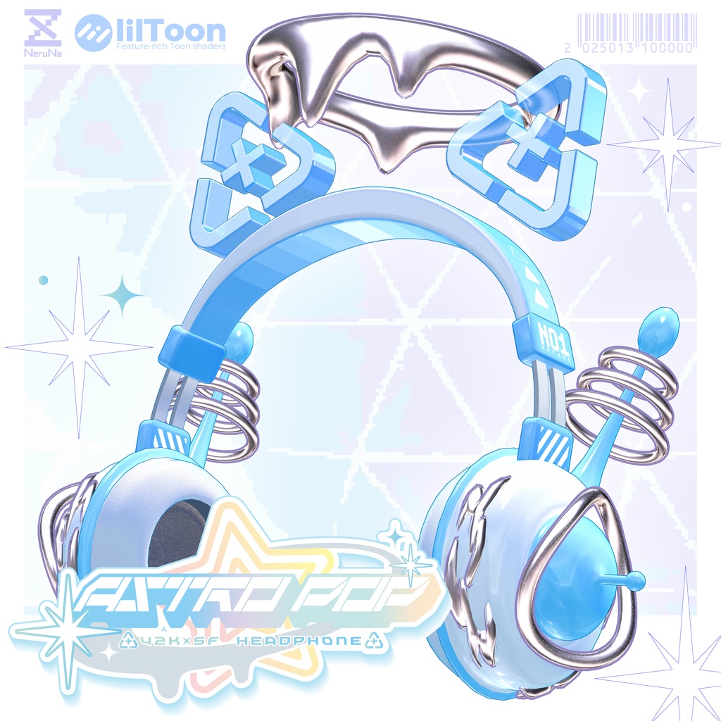 『Astro Pop』ヘッドフォン/Headphones【VRC想定】