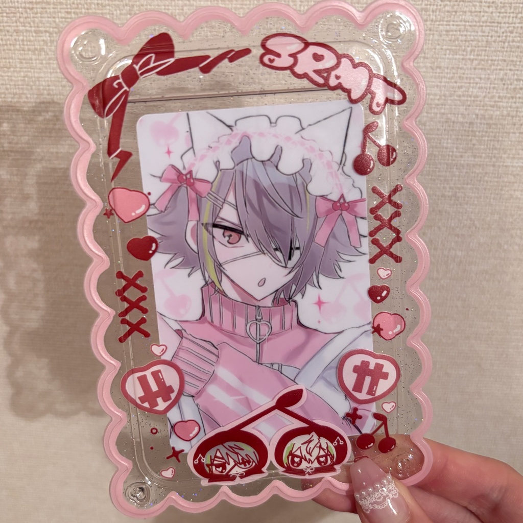 ❤︎さくらんぼトレカケース❤︎