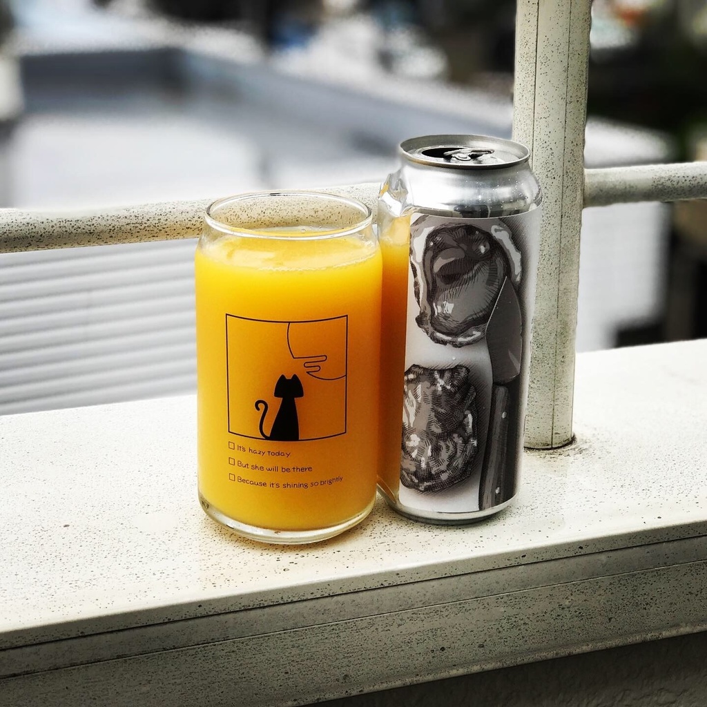 佐城雪美 ビール缶グラス