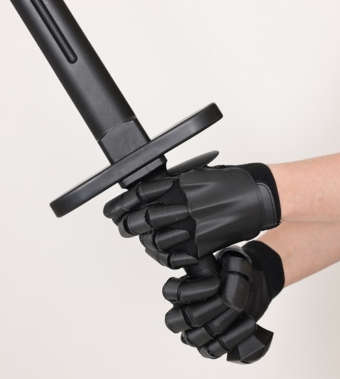 フィンガープレート 3セット 手甲 ガントレット コスプレ 武器 ガントレット（ブラック） - cosporta - BOOTH