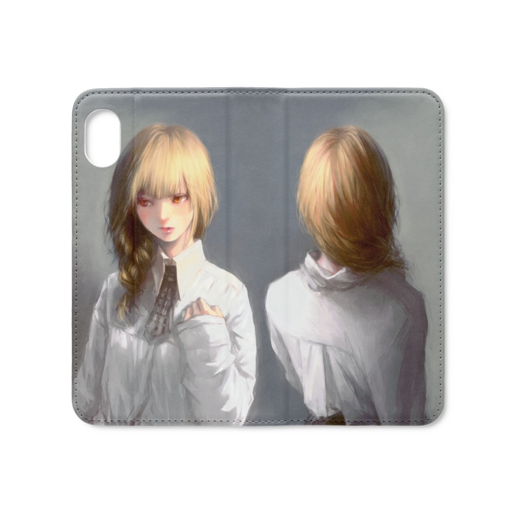 手帳型iPhoneケース(ベルトなし)