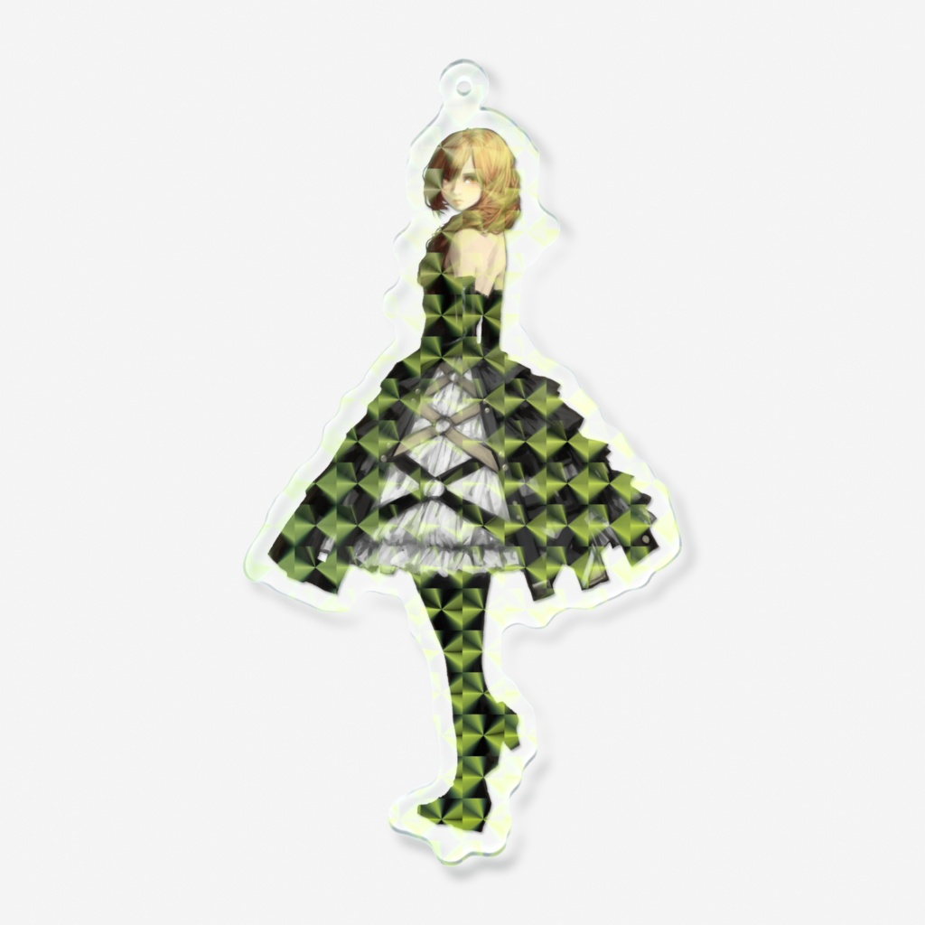 ホログラムアクリルキーホルダー