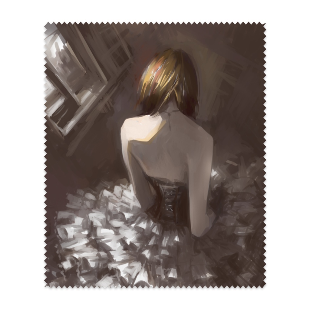 粒粒みかん　「無題」 メガネ拭き