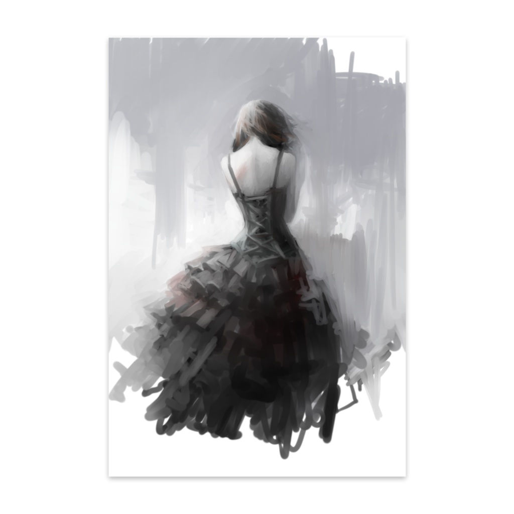 粒粒みかん　「無題」　ポストカード