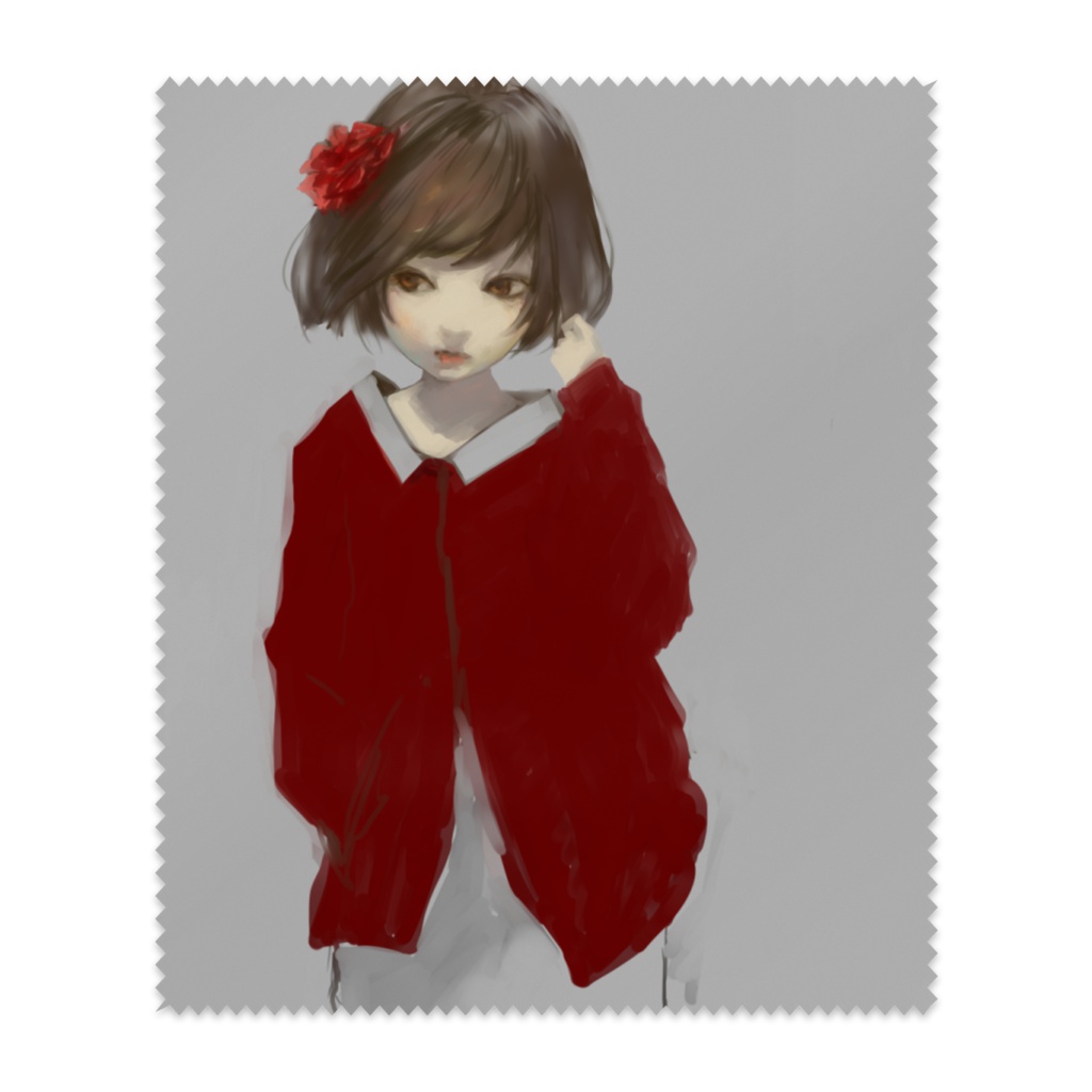 メガネ拭き　　タイトル「無題」