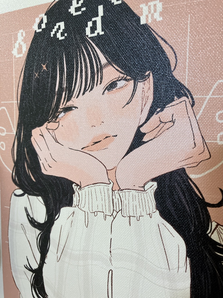 受注生産『退屈を壊して』(直筆サイン入り)キャンバスプリント