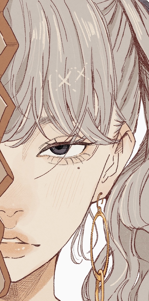 【仮面を被って】 キャンバスプリント 直筆サイン入り