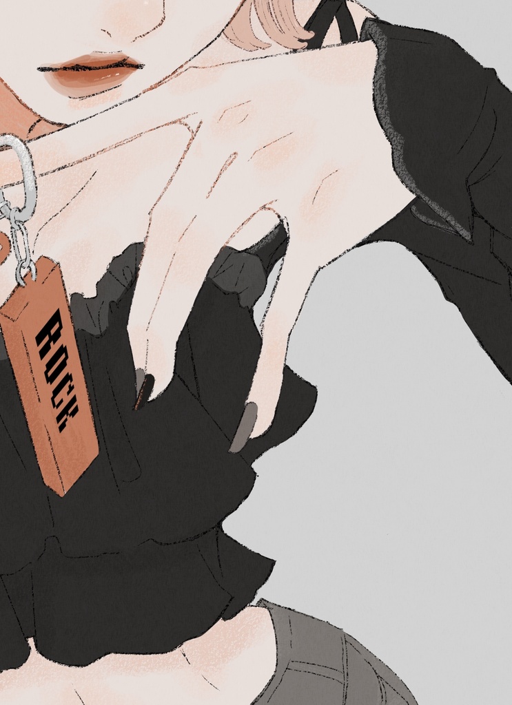 『ロックが足りない』キャンパスプリント (直筆サイン入り)