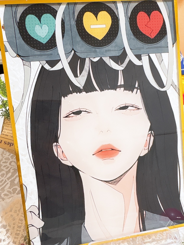 『君の気持ちは何色ですか?』アクリル色紙