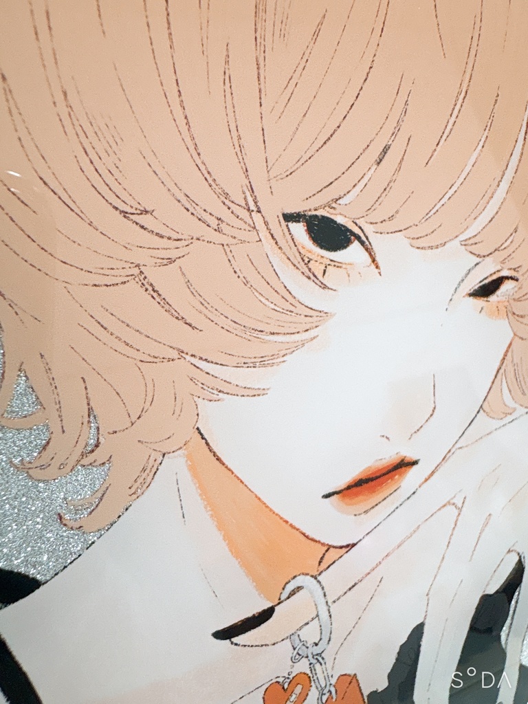 『ロックが足りない』アクリル色紙