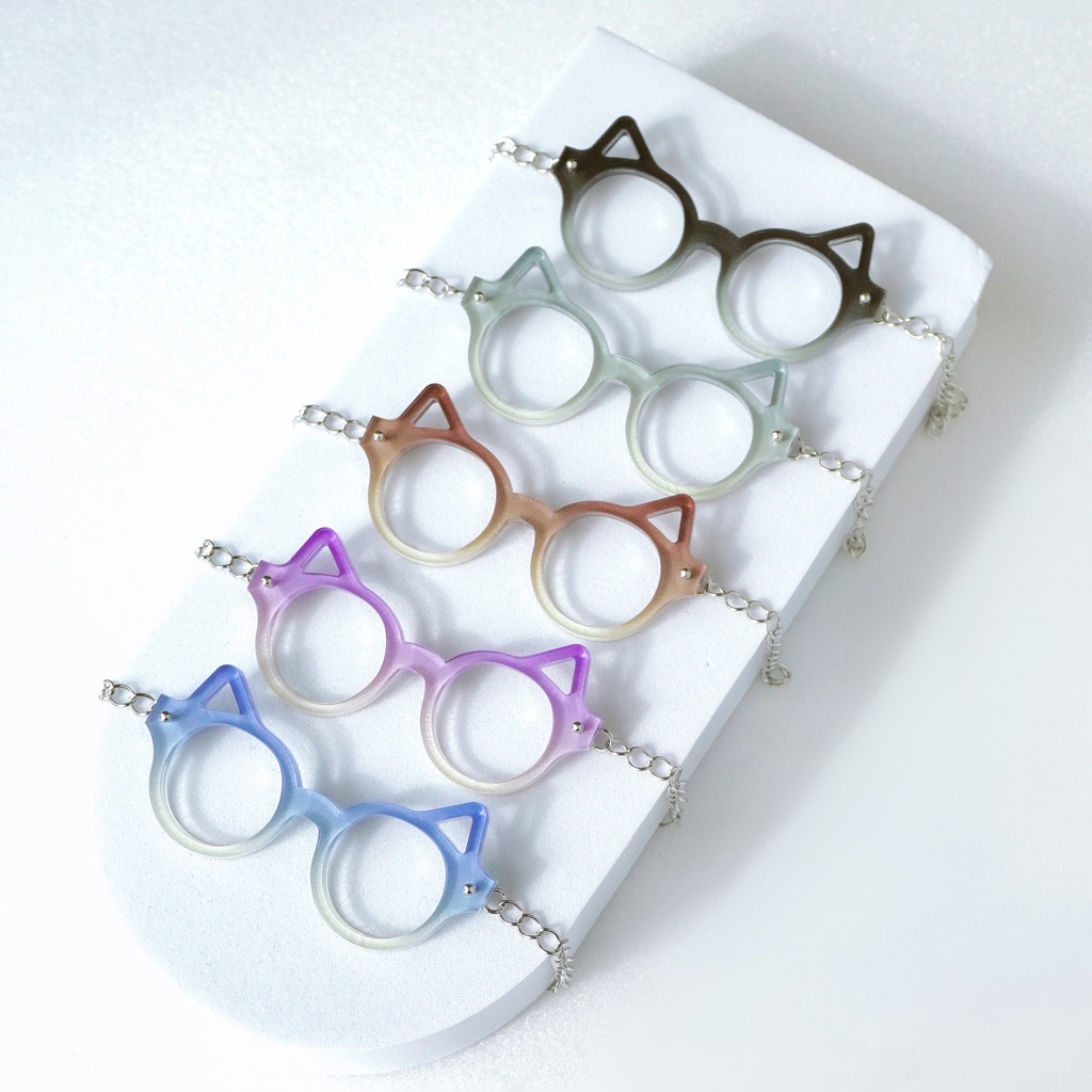 チェーン式ねこみみめがね