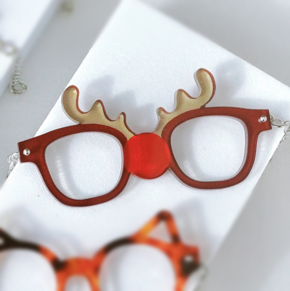 チェーン式トナカイめがね