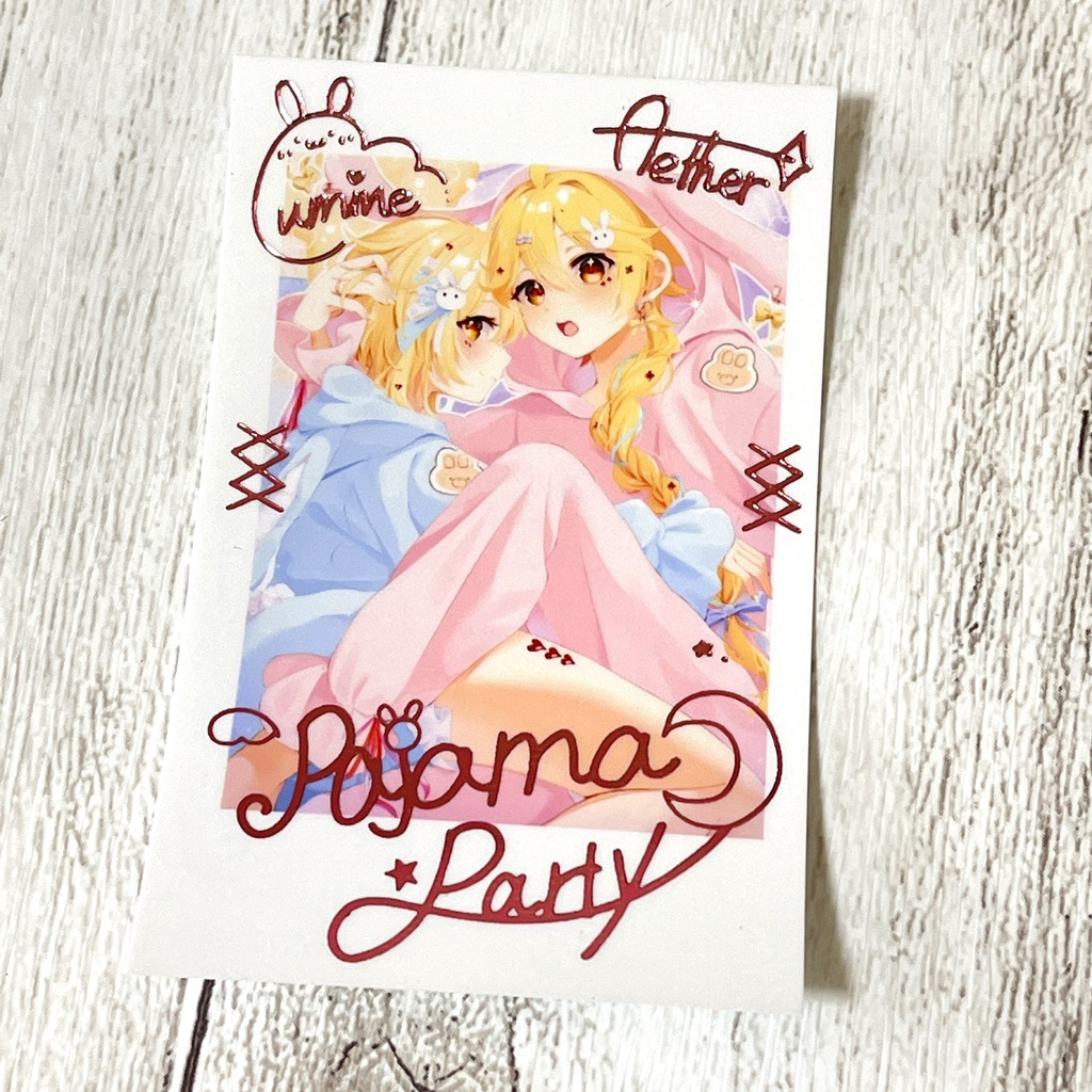 双子チェキ