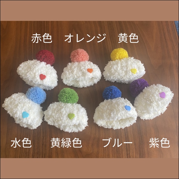 【10cmぬい・ぱぺ用】推し色ニット帽・全7色
