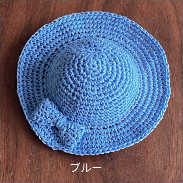 【1/12ドール】麦わら帽子りぼんつき(全4色)