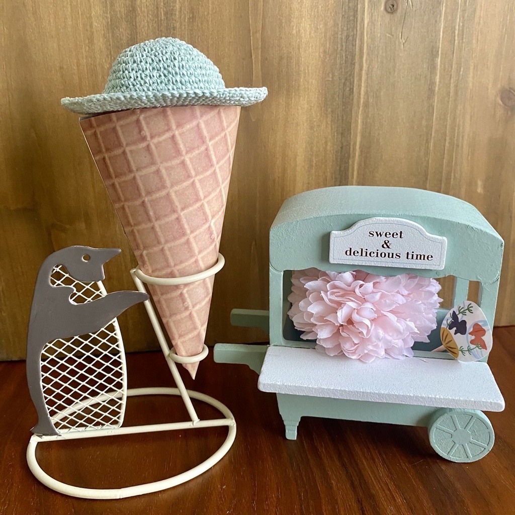 【1/12ドール】麦わら帽子(チョコミント)