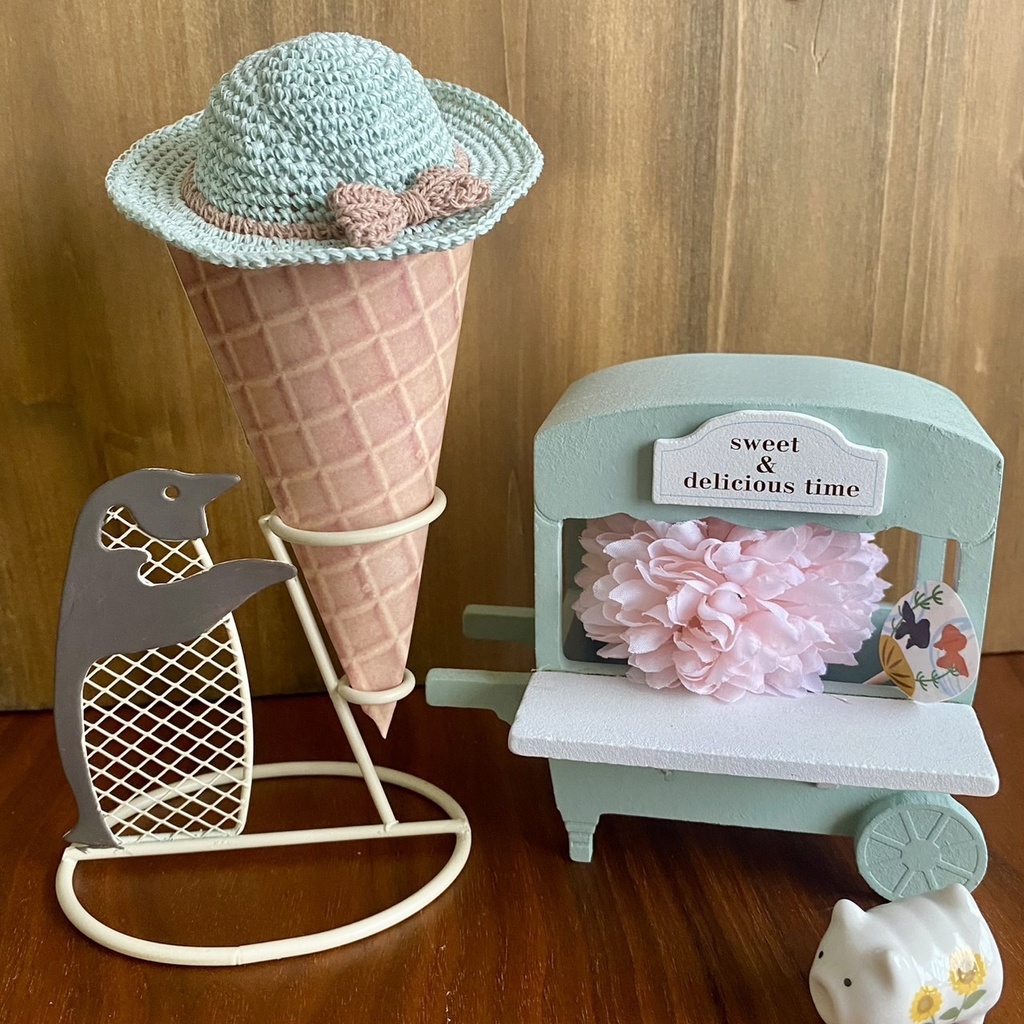 【1/12ドール】麦わら帽子(チョコミント)