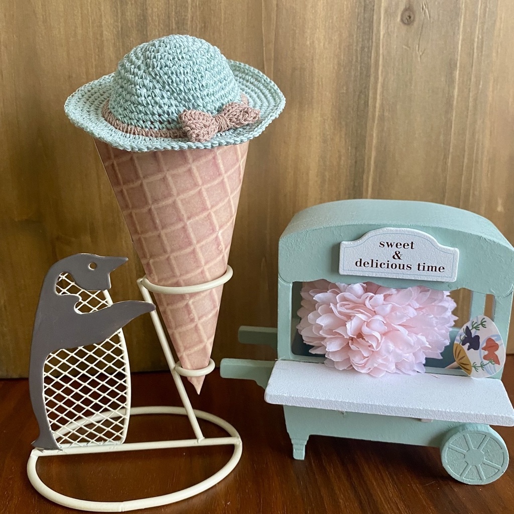 【1/12ドール】麦わら帽子(チョコミント)