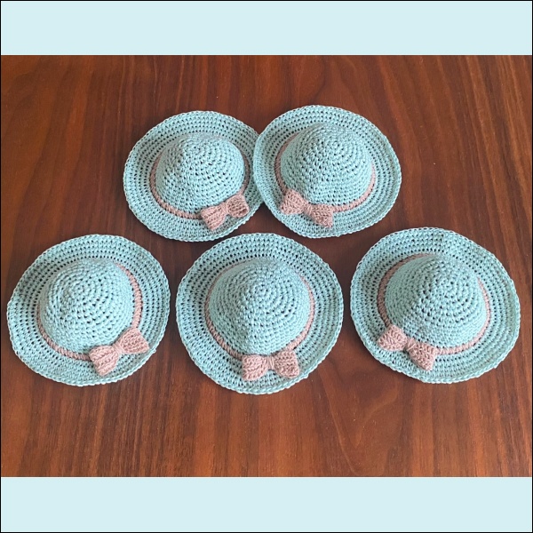 【1/12ドール】麦わら帽子(チョコミント)