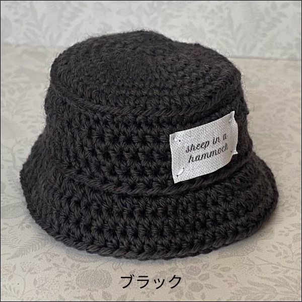 【1/12ドール】バケットハット(ブラック/ホワイト/グレージュ/モカベージュ)