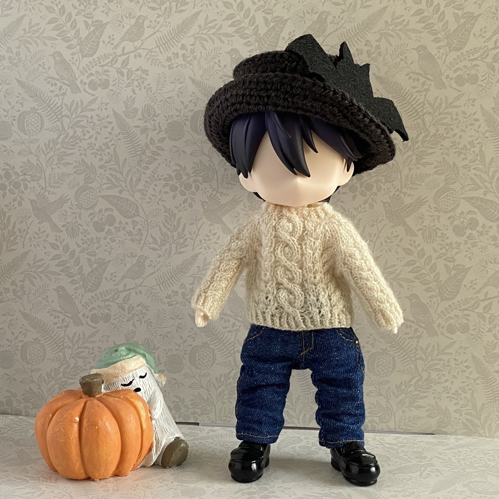【1/12ドール】ハロウィンハット＆ケープ ※数量限定