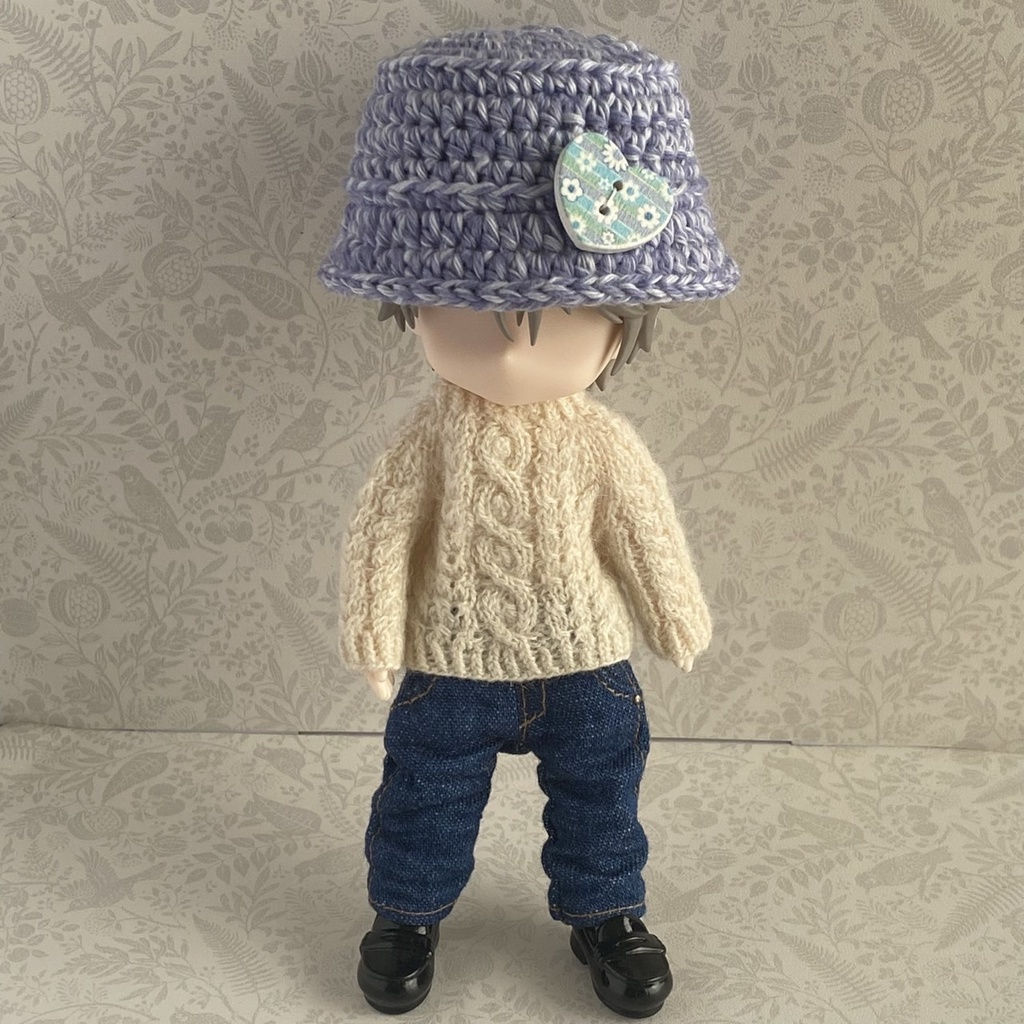 【1/12ドール】バケットハット(ブルーベリーミルク×全5種)