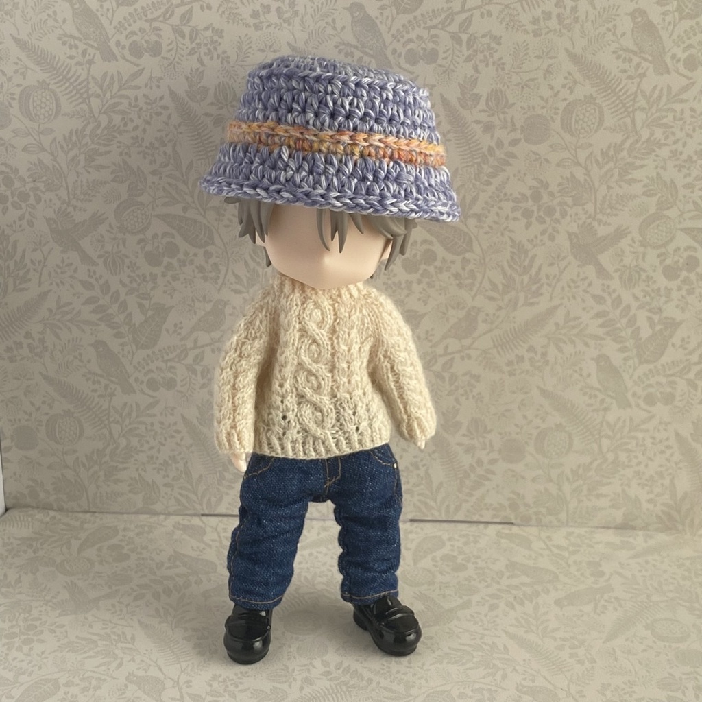 【1/12ドール】バケットハット(ブルーベリーミルク×全5種)