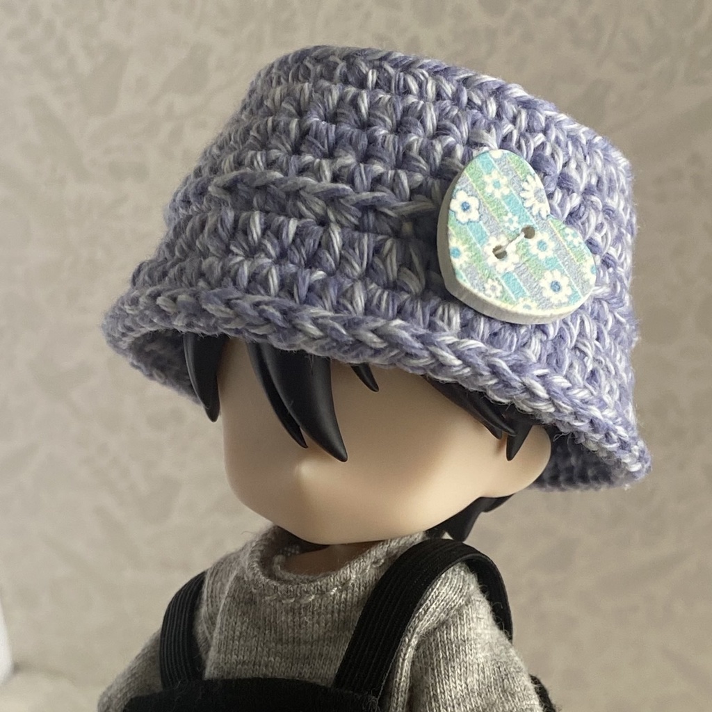 【1/12ドール】バケットハット(ブルーベリーミルク×全5種)