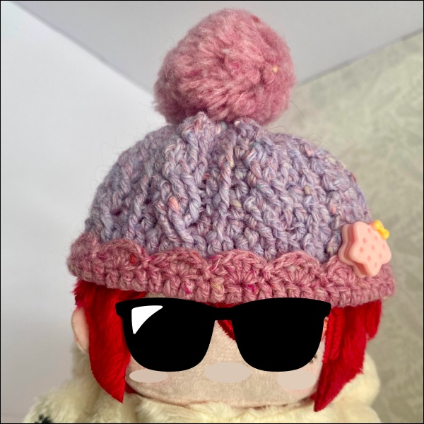 【ぬい・ぱぺ】ゆめかわニット帽