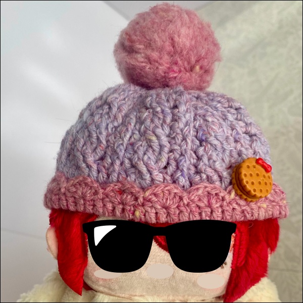 【ぬい・ぱぺ】ゆめかわニット帽