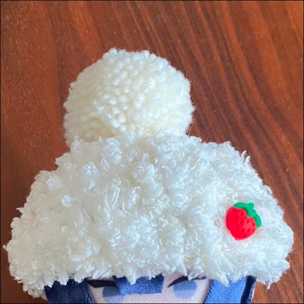 【ぬい・ぱぺ】ふわもこニット帽(ショートケーキ)