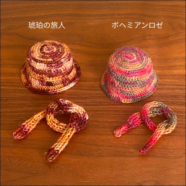 【1/12ドール】異国風バケットハット&マフラー