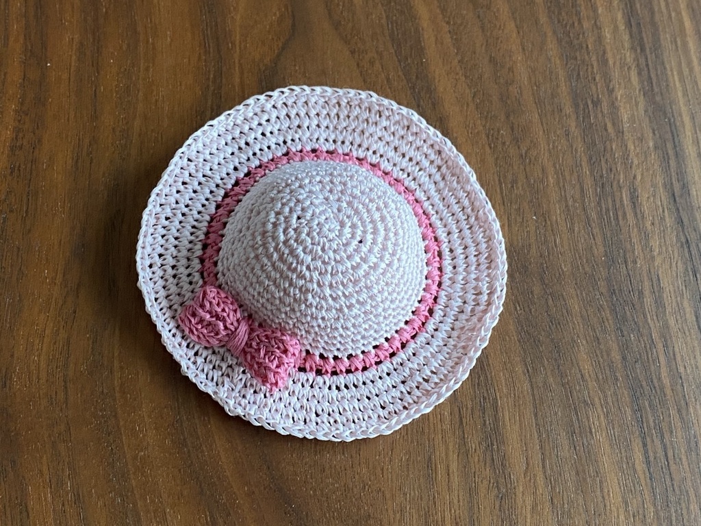 【1/12ドール】麦わら帽子(いちごミルク)