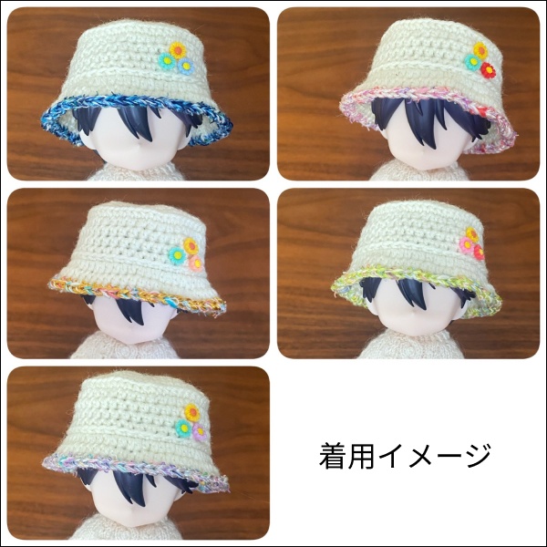 【1/12ドール】フラワーハット