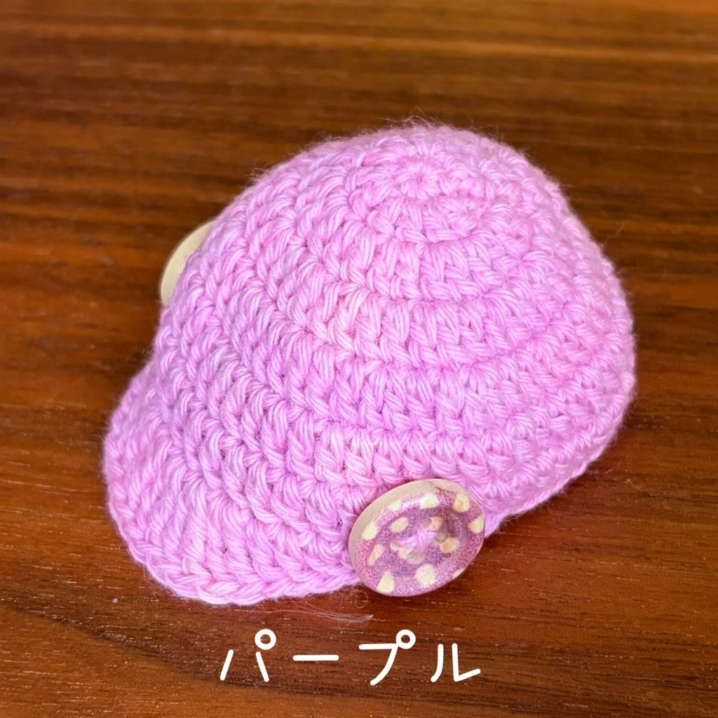【1/12ドール】ボタン付きニットキャップ