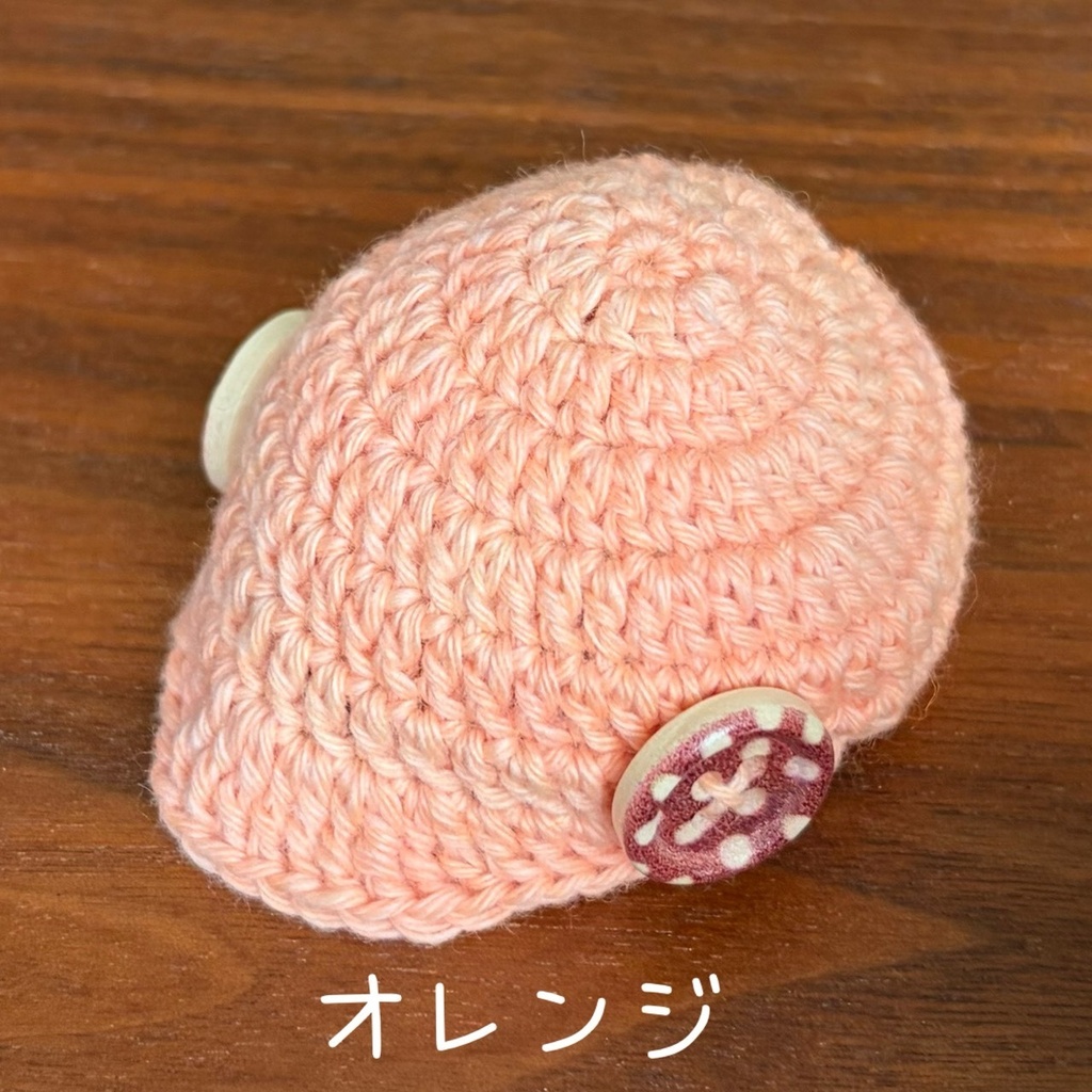 【1/12ドール】ボタン付きニットキャップ