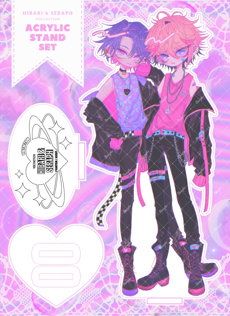 【非公式】鳥組　フレーム付きアクリルスタンドセット