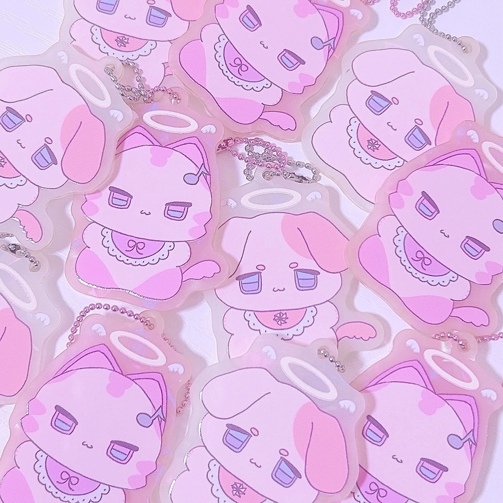 【非公式】わんにゃくしょん Angel Baby アクリルキーチェーン