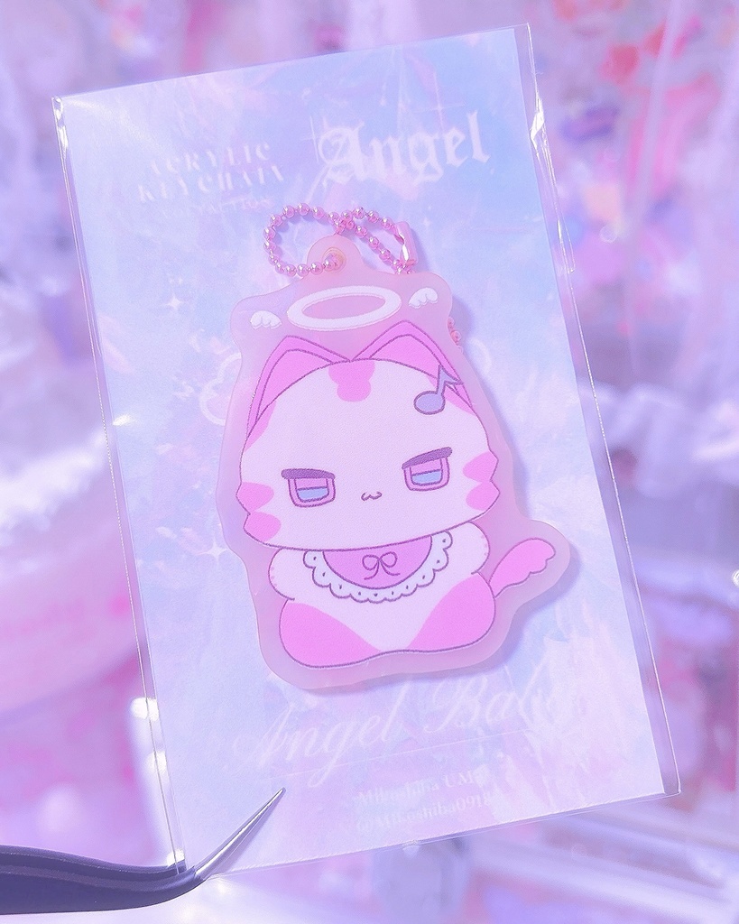 【非公式】わんにゃくしょん Angel Baby アクリルキーチェーン
