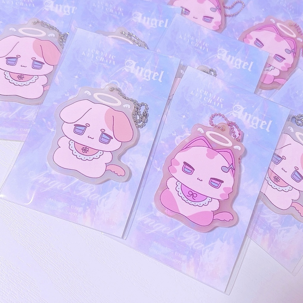 【非公式】わんにゃくしょん Angel Baby アクリルキーチェーン