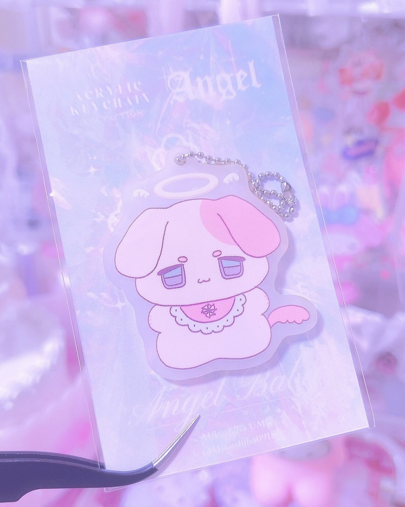 【非公式】わんにゃくしょん Angel Baby アクリルキーチェーン