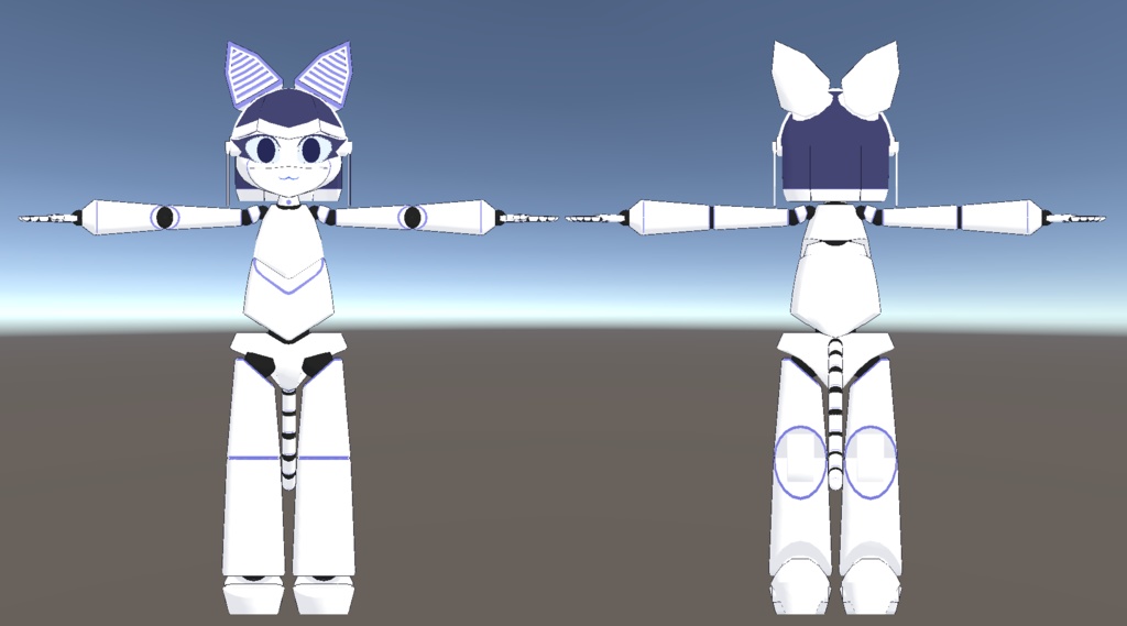 ロボネコちゃん3Dモデル