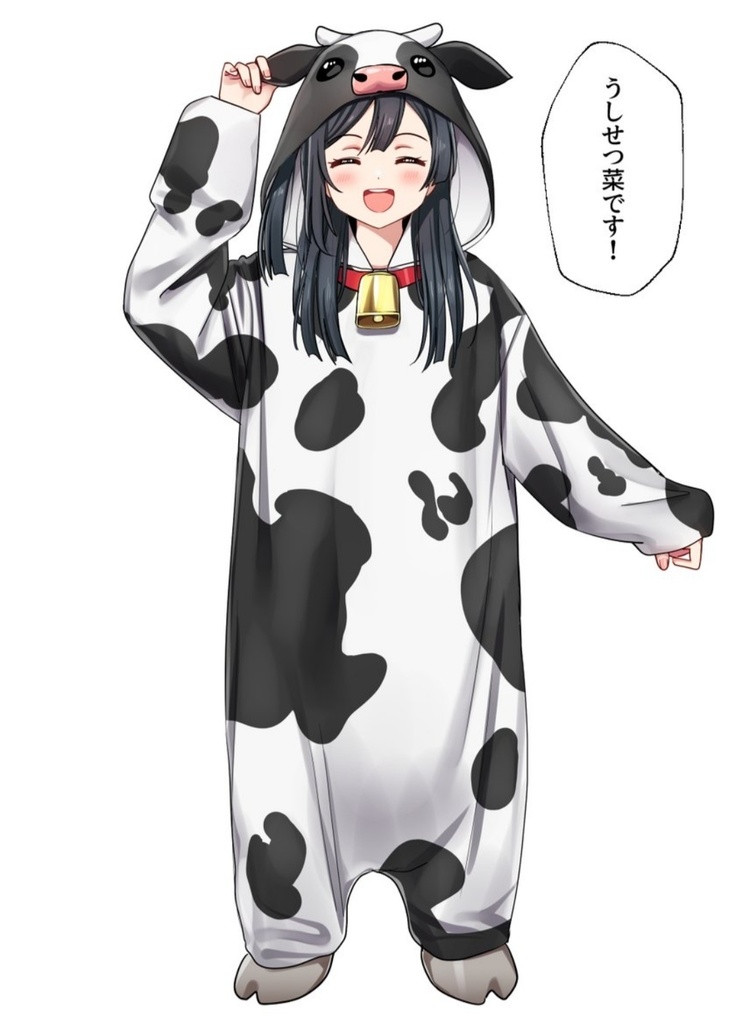 Cow design Cat girl Vrm file - TabbyX Vrm - 2/7
