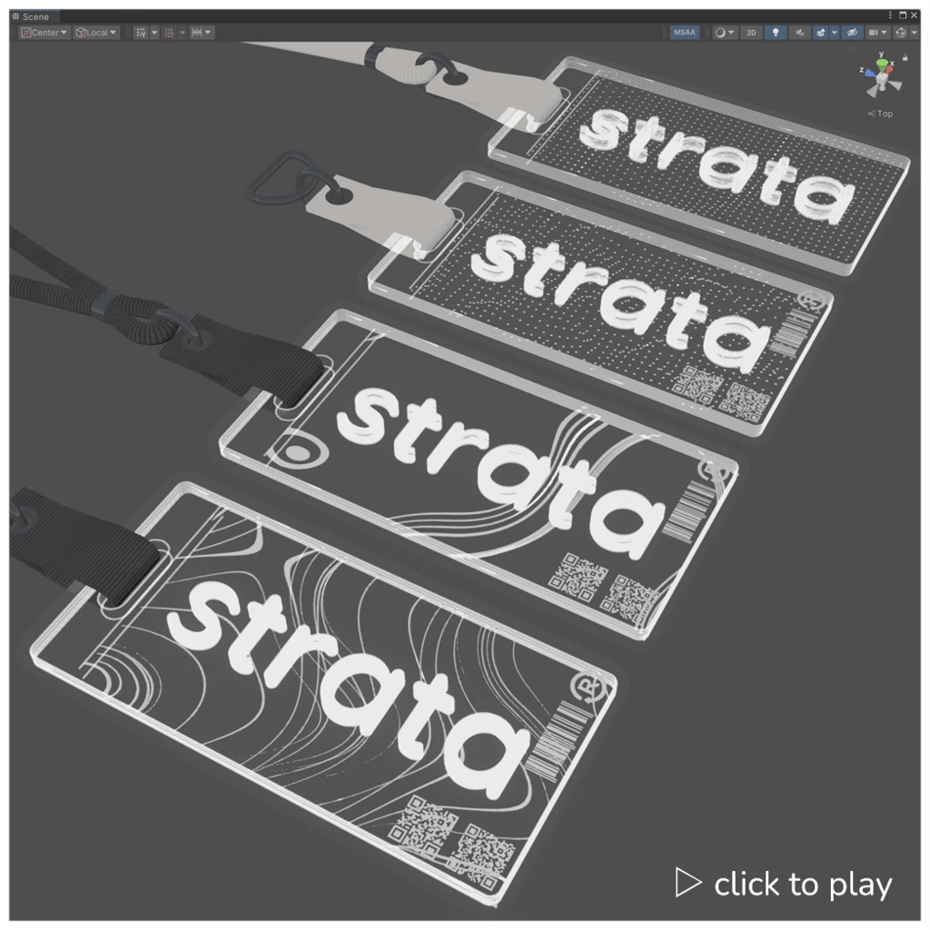 Strata - アバター向けネックストラップ