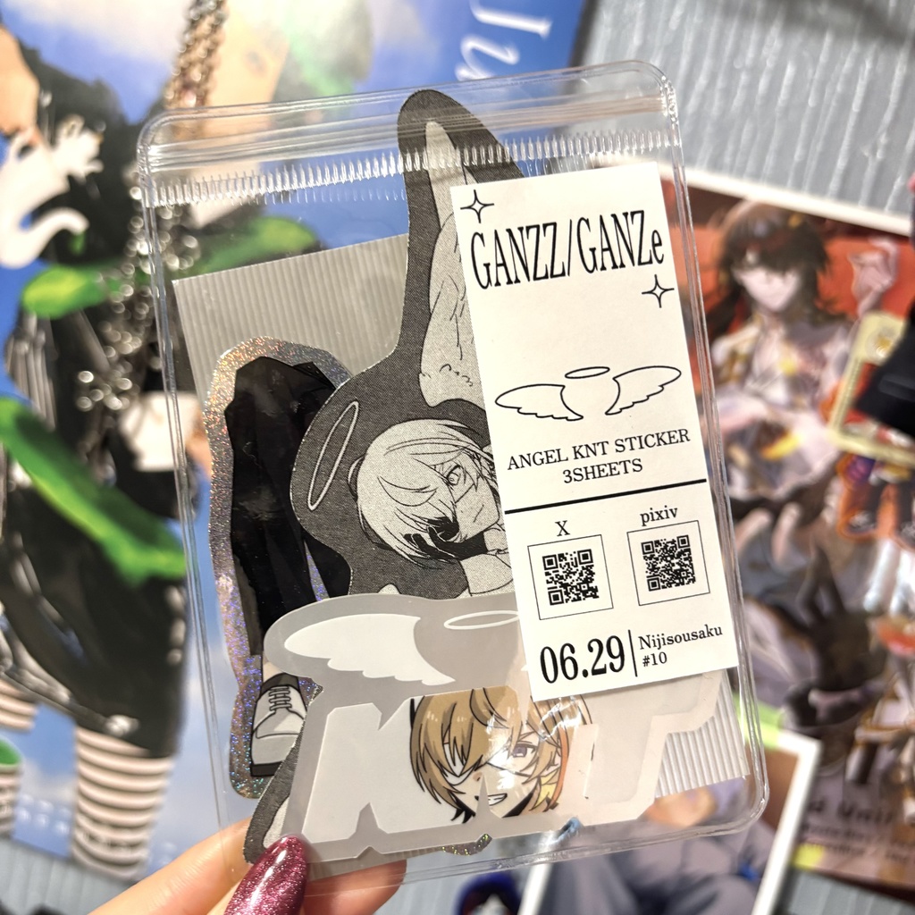 【にじそうさく10】ANGEL  KNT STICKER