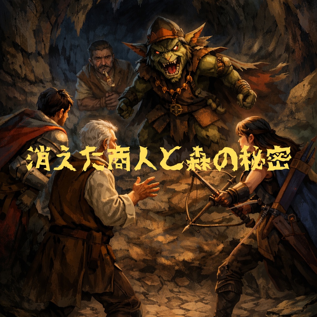 【D&D5版】消えた商人と森の秘密 1レベルアドベンチャー