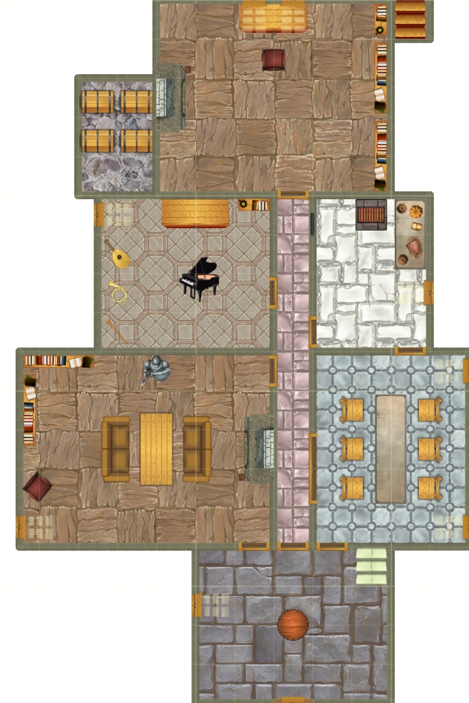 【D&D5版】雨宿りの屋敷 2レベルアドベンチャー