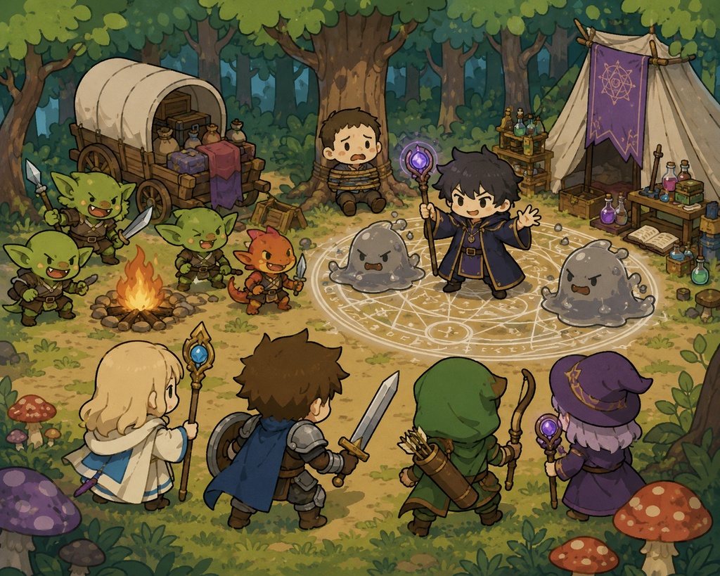 【D&D5版】消えた商隊の謎 1レベルアドベンチャー